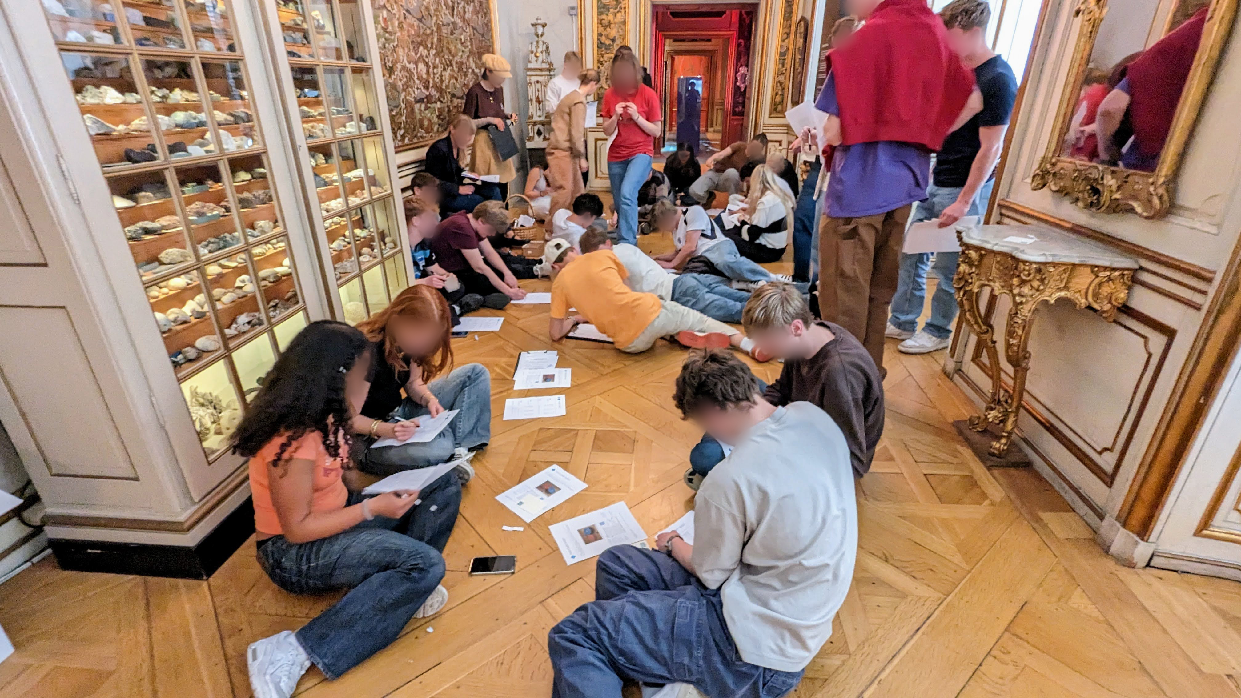 Museum participatory school visit